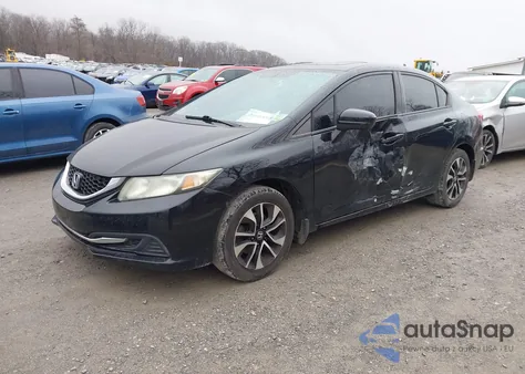 2014 Honda Civic Ex z USA, uszkodzony, nr VIN 2HGFB2F80EH522421